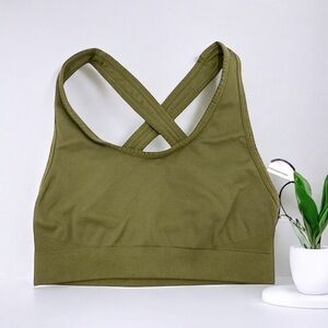 NWT TLA x Morgan Stewart Revolve Sage Crossback Sports Bra